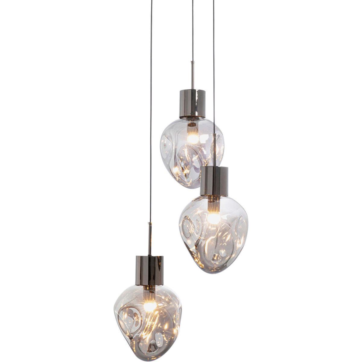 KARE Design Suspension Supernova Smoky Tre ronde 45  
