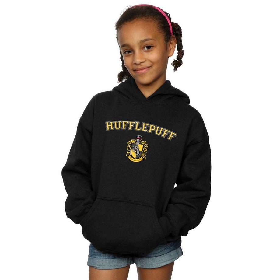 HARRY-POTTER  Sweat à capuche HUFFLEPUFF 