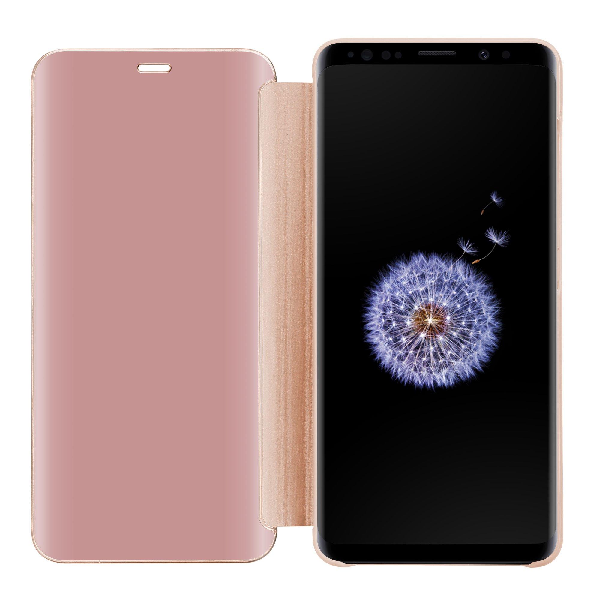 Cadorabo  Hülle für Samsung Galaxy S9 PLUS Spiegel Standfunktion 360 Grad Schutz 