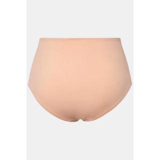 Ulla Popken  Culotte maxi sculptante taille haute, large taille en mesh et effet cache-cœur 