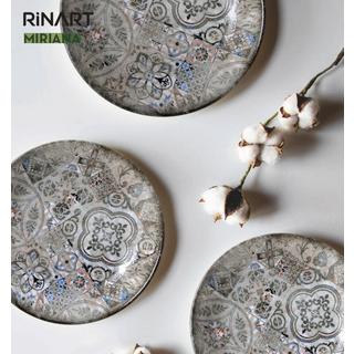 Rinart Assiette à dîner - Miriana -  Porcelaine - lot de 6  