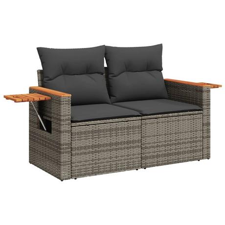 VidaXL Canapé de jardin rotin synthétique  