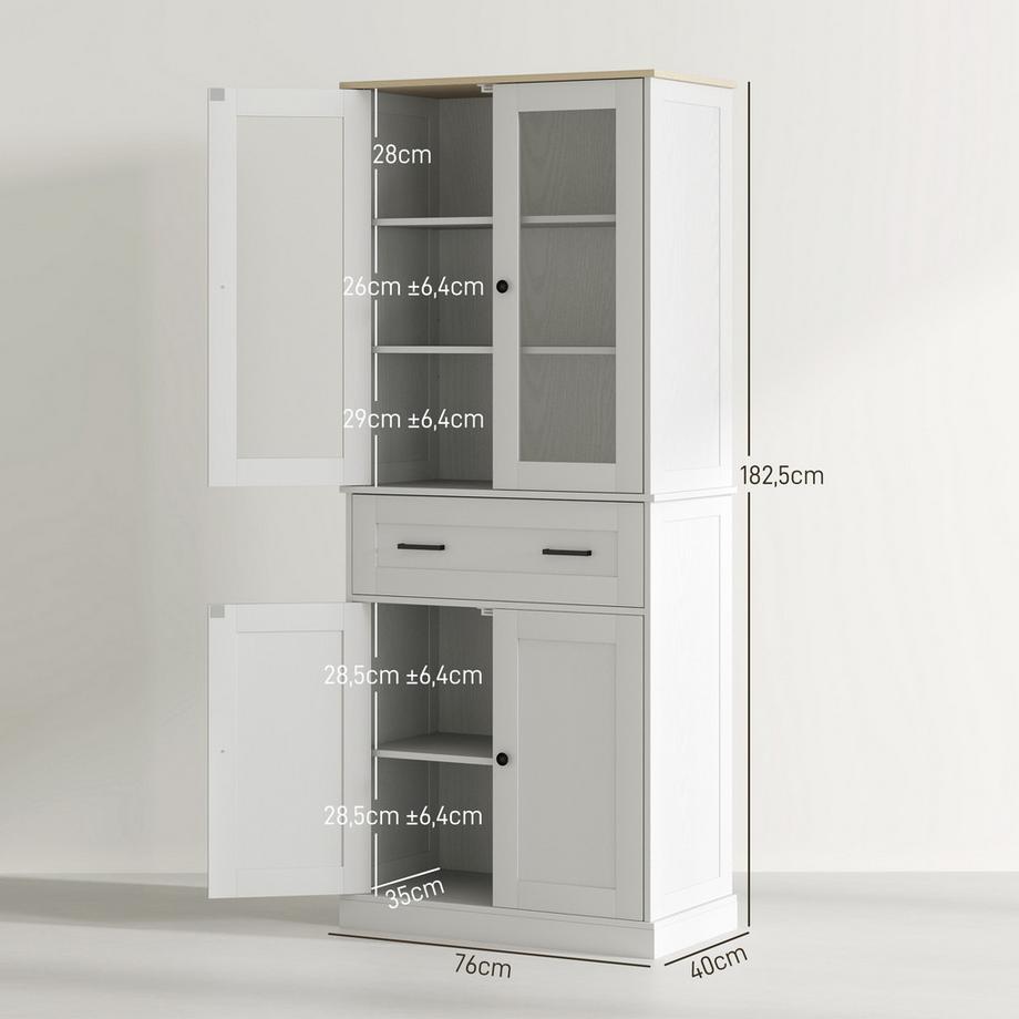 HOMCOM Armoire de cuisine  
