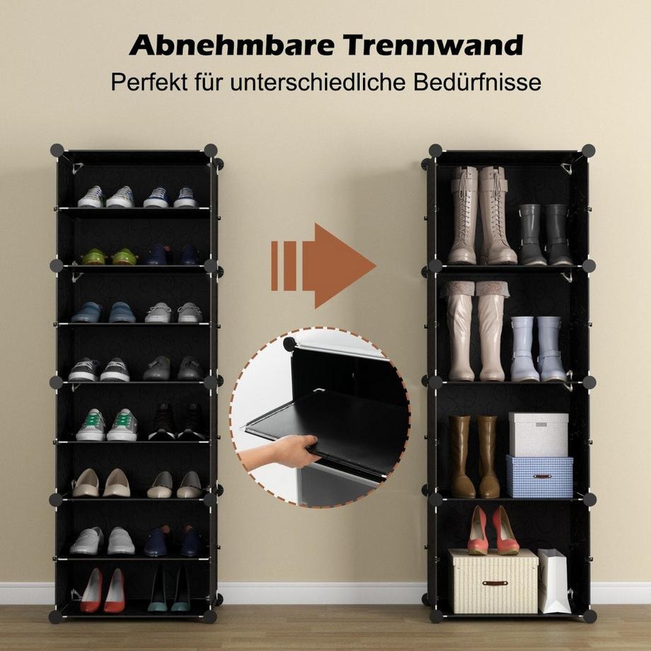 Northix Scarpiera espandibile, 12 scomparti  