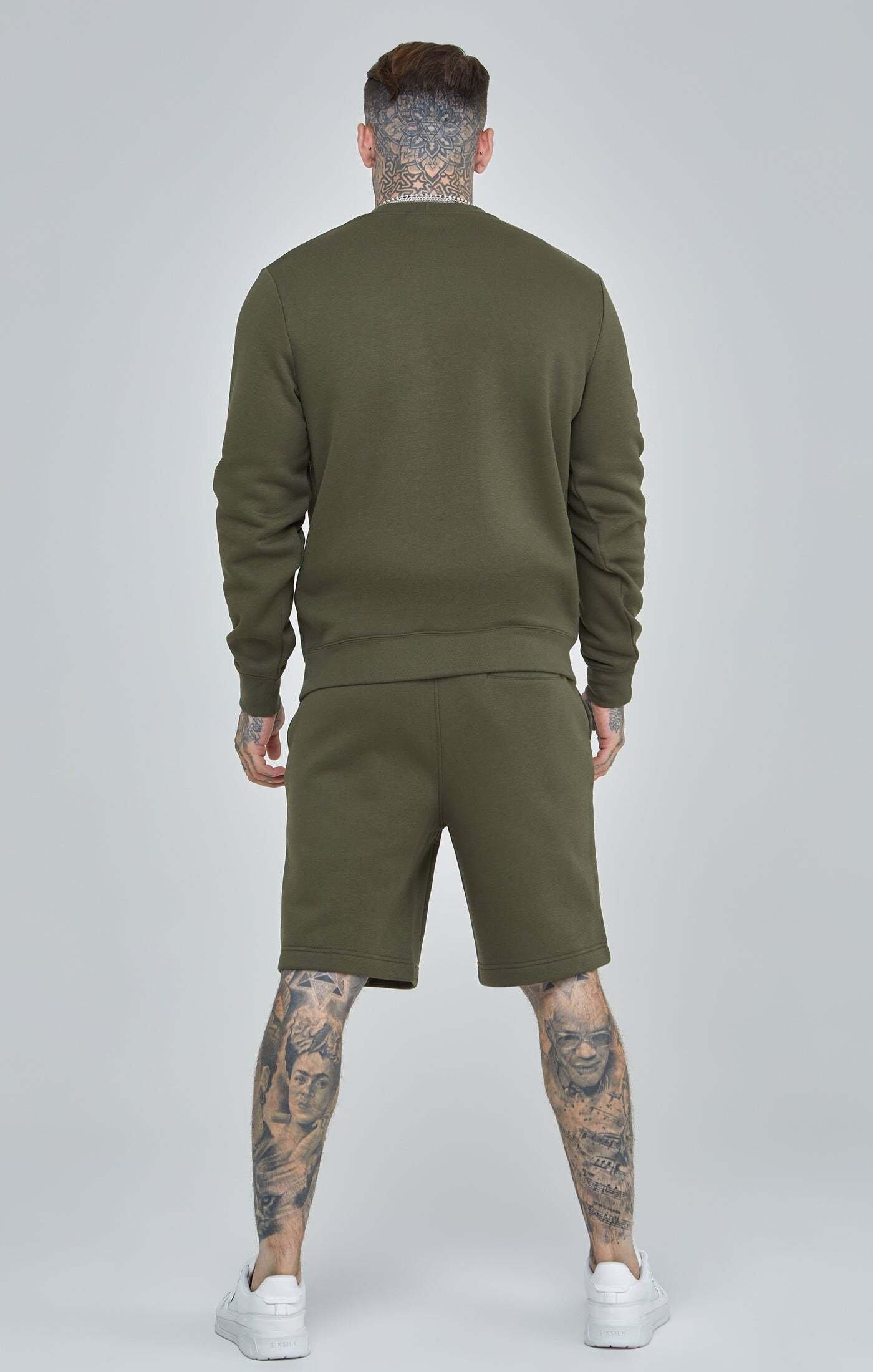 Sik Silk  Sweatshirt Khaki Essential Sweatshirt 