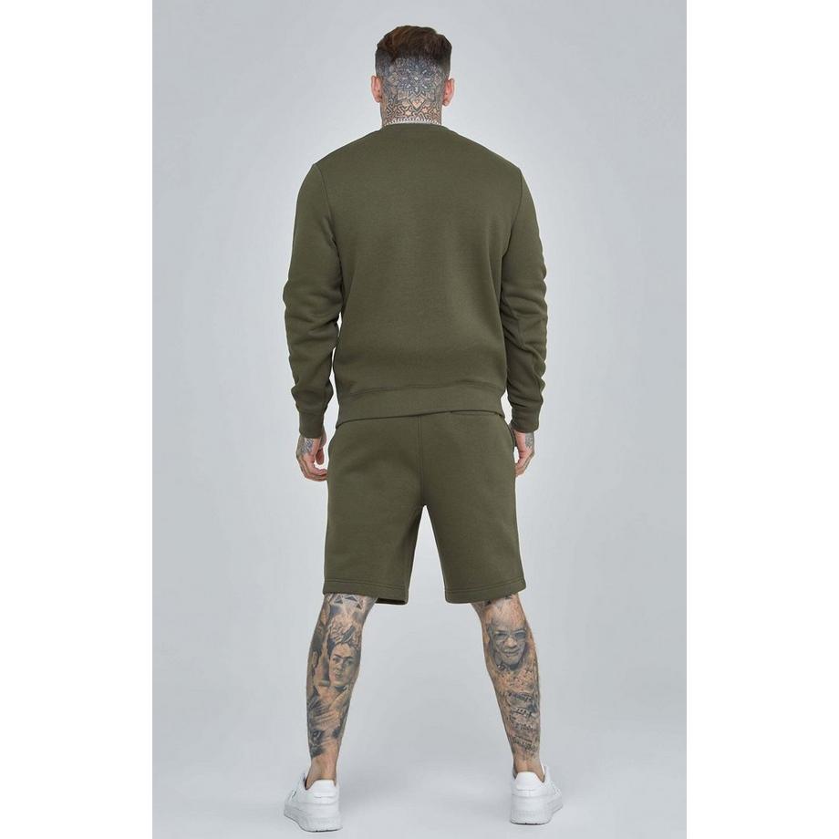 Sik Silk Sweatshirt Essential Kaki  