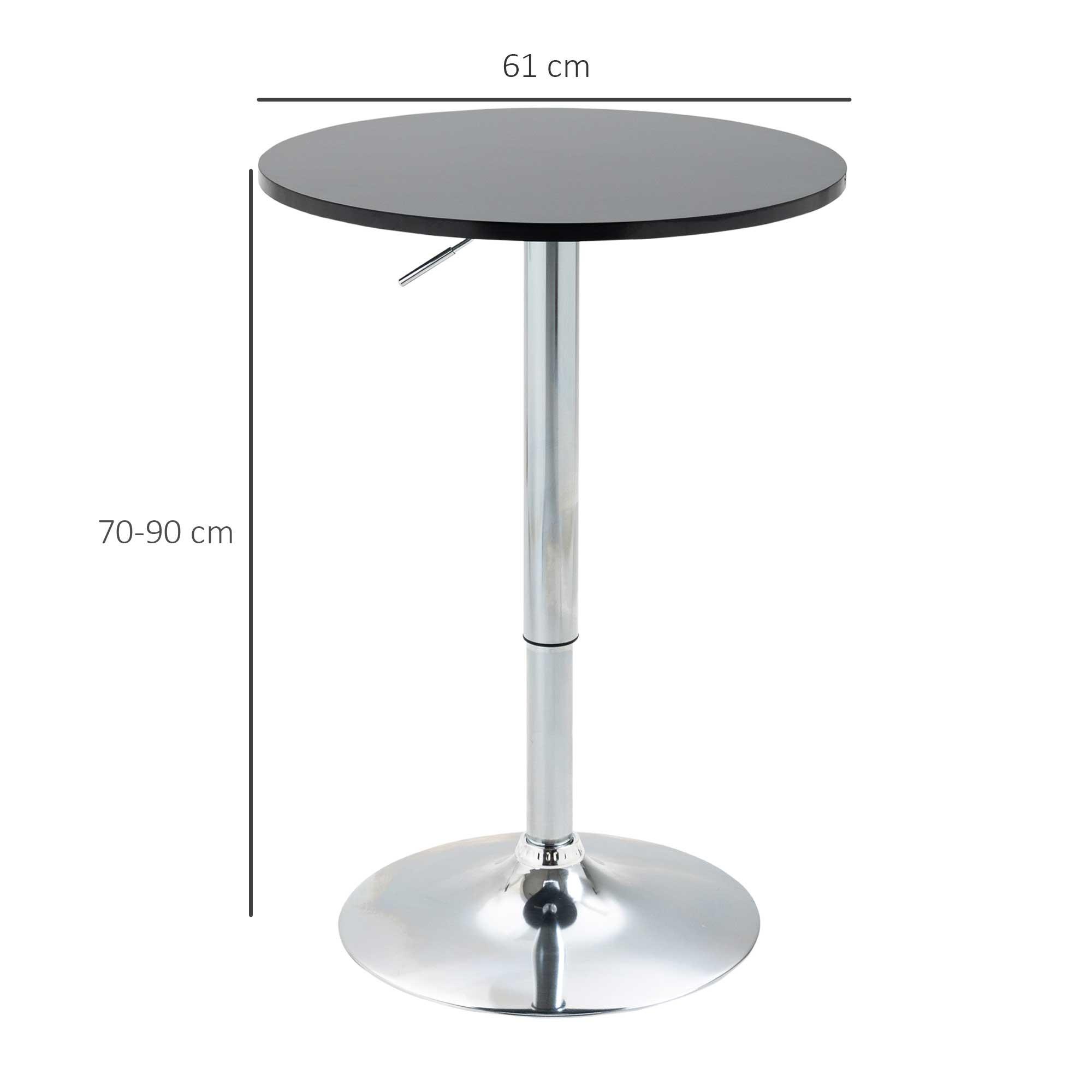 HOMCOM Table de bar  