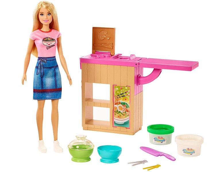 Barbie  Familie & Freunde Pasta-Spielset und Puppe Blond 