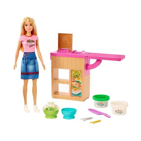 Barbie  Familie & Freunde Pasta-Spielset und Puppe Blond 