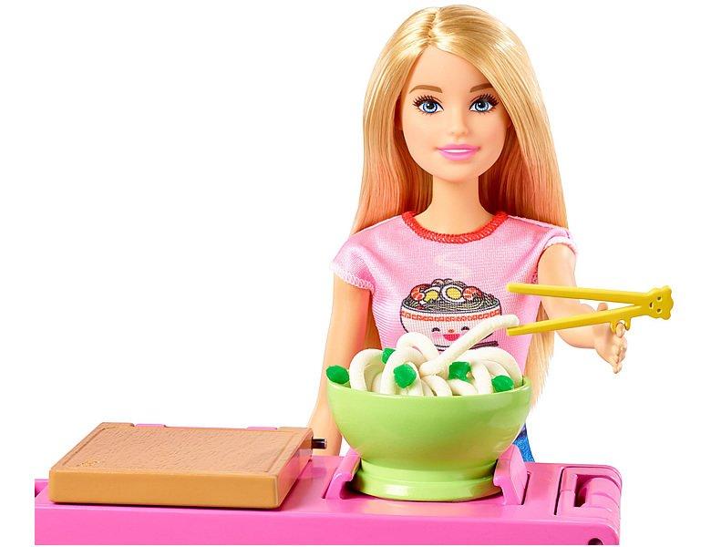 Barbie  Familie & Freunde Pasta-Spielset und Puppe Blond 