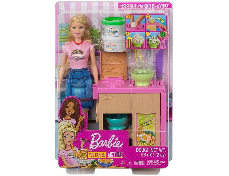 Barbie  Familie & Freunde Pasta-Spielset und Puppe Blond 