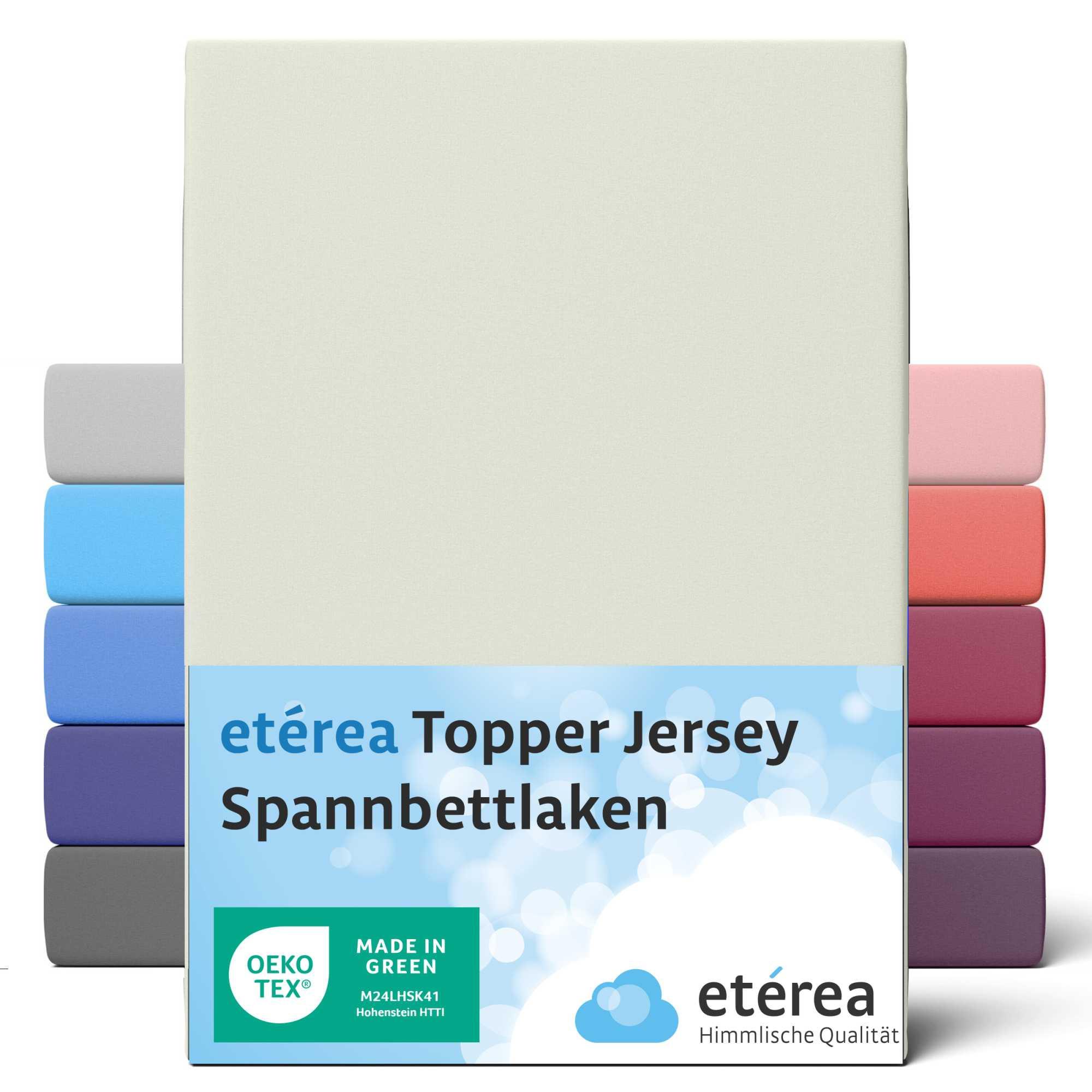 etérea Himmlische Qualität Comfort Jersey Topper Spannbettlaken  