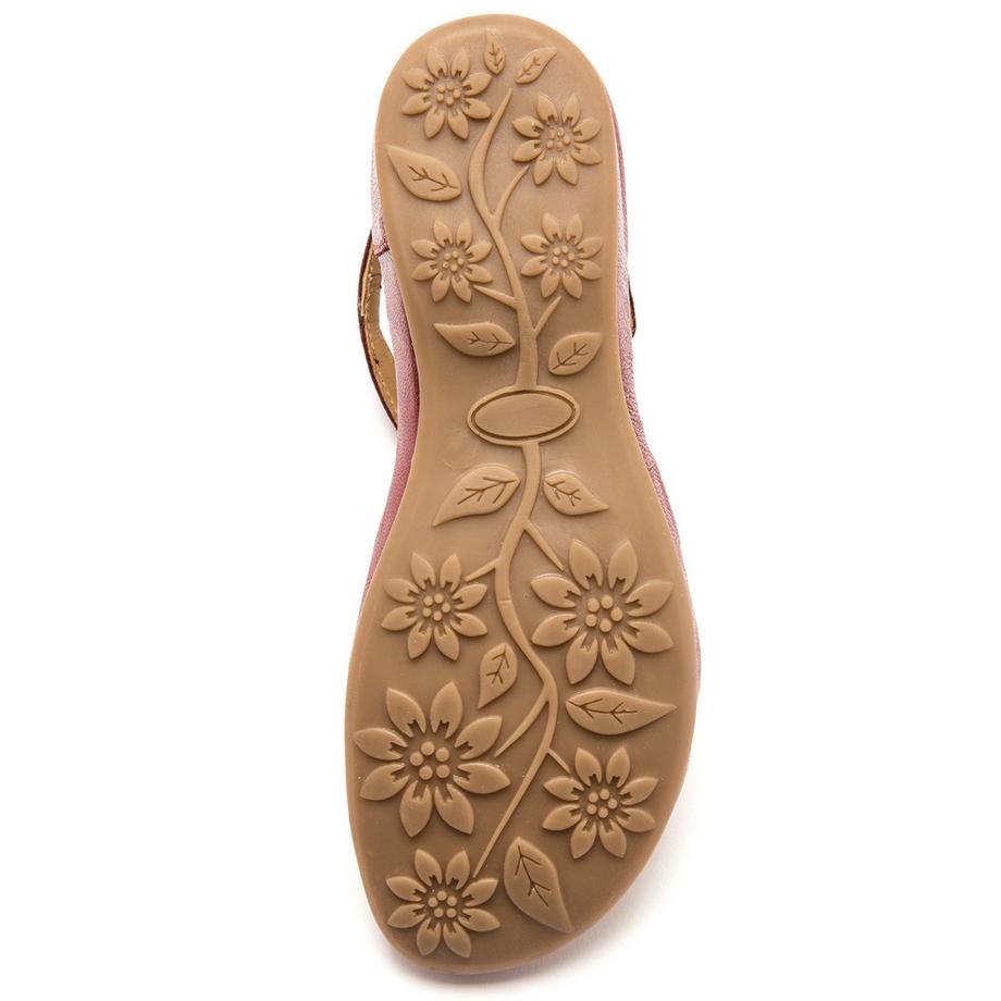 Pédiconfort Sandales Gladiator en cuir pour femme  