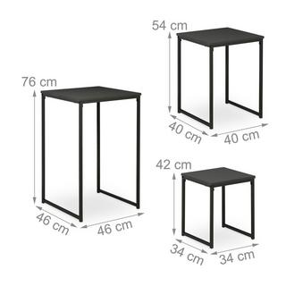Northix Beistelltisch 3er Set  