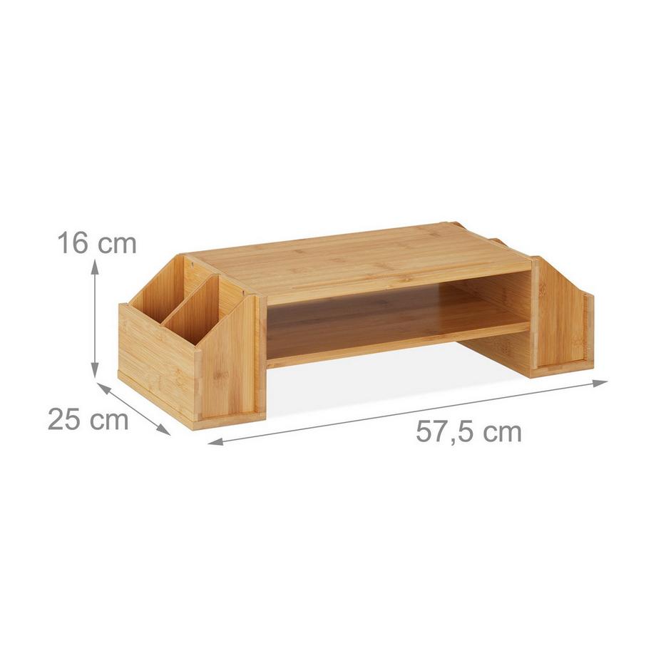 B2X Support d'écran en bambou  