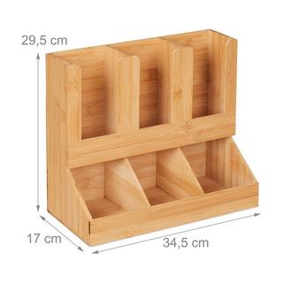 Northix Organisation du café 6 compartiments  