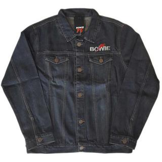 David Bowie  Flash Jeansjacke Logo 