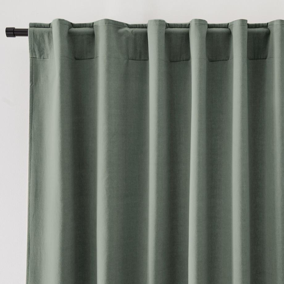 La Redoute Intérieurs  Rideau velours finition pattes cachées 