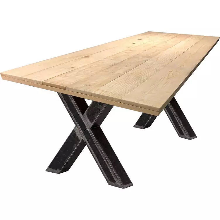 mutoni Tisch Mango Beine X-Form natur 200x100 online kaufen MANOR