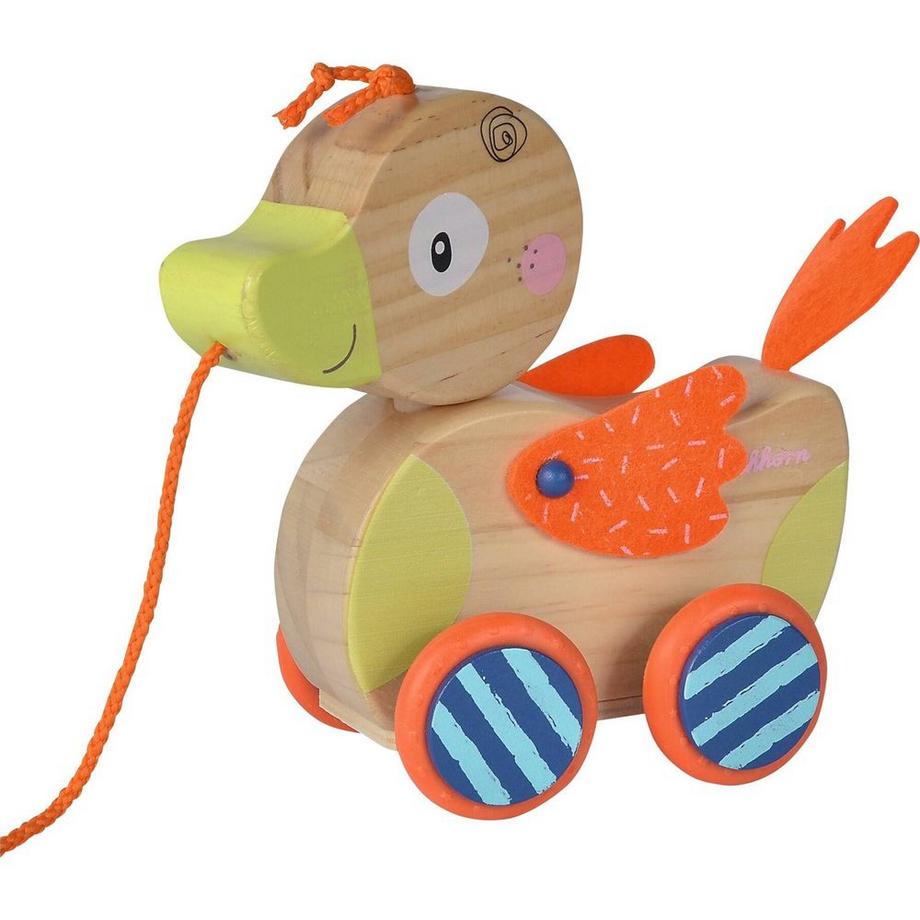 Eichhorn  Baby Nachziehtier Ente 