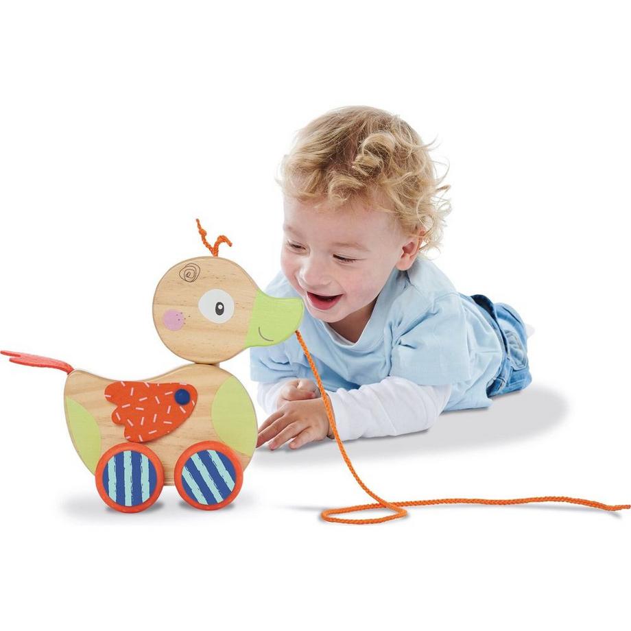 Eichhorn  Baby Nachziehtier Ente 