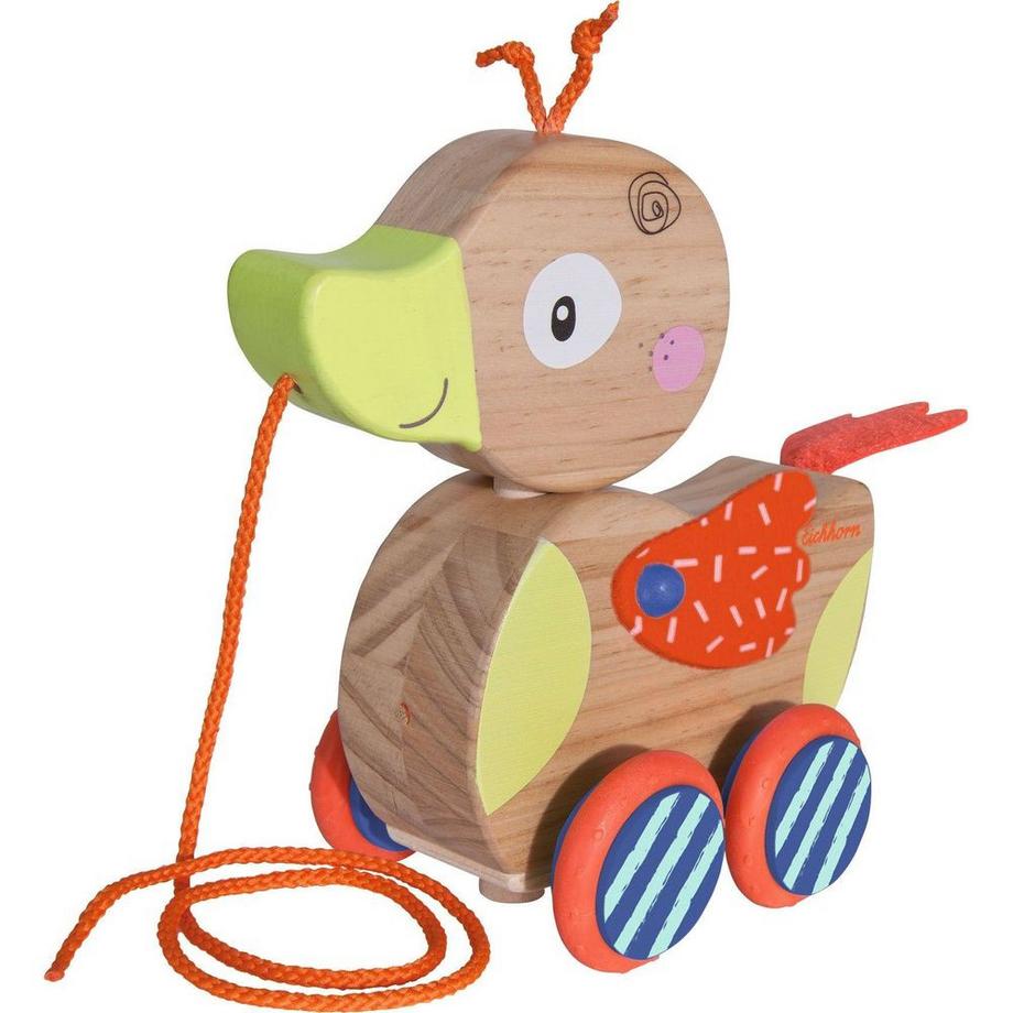 Eichhorn  Baby Nachziehtier Ente 