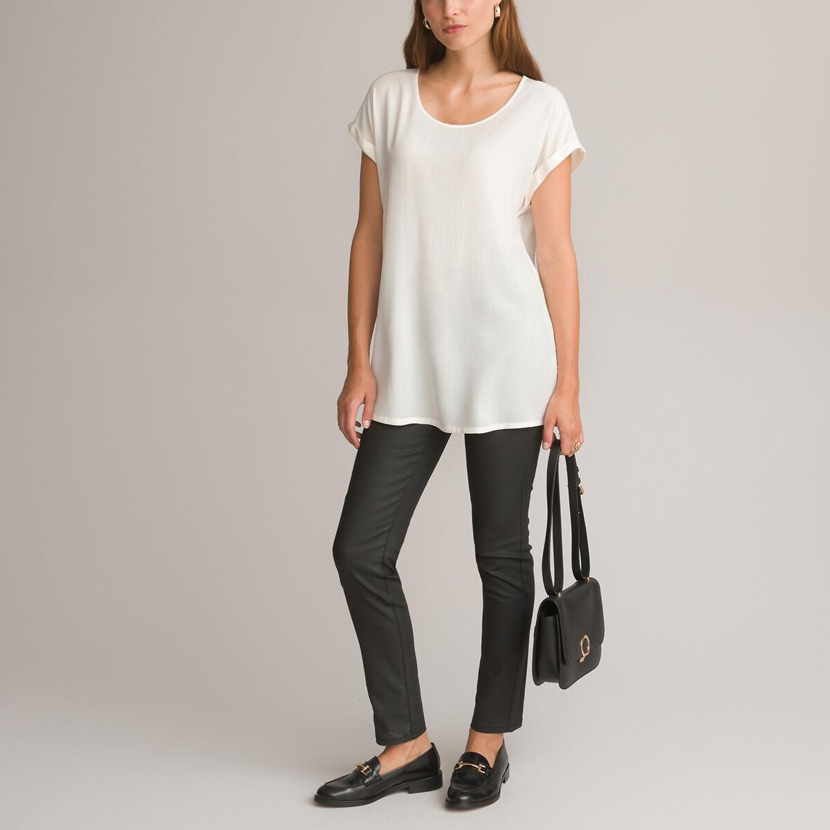 La Redoute Collections  Tunikashirt mit rundem Ausschnitt 