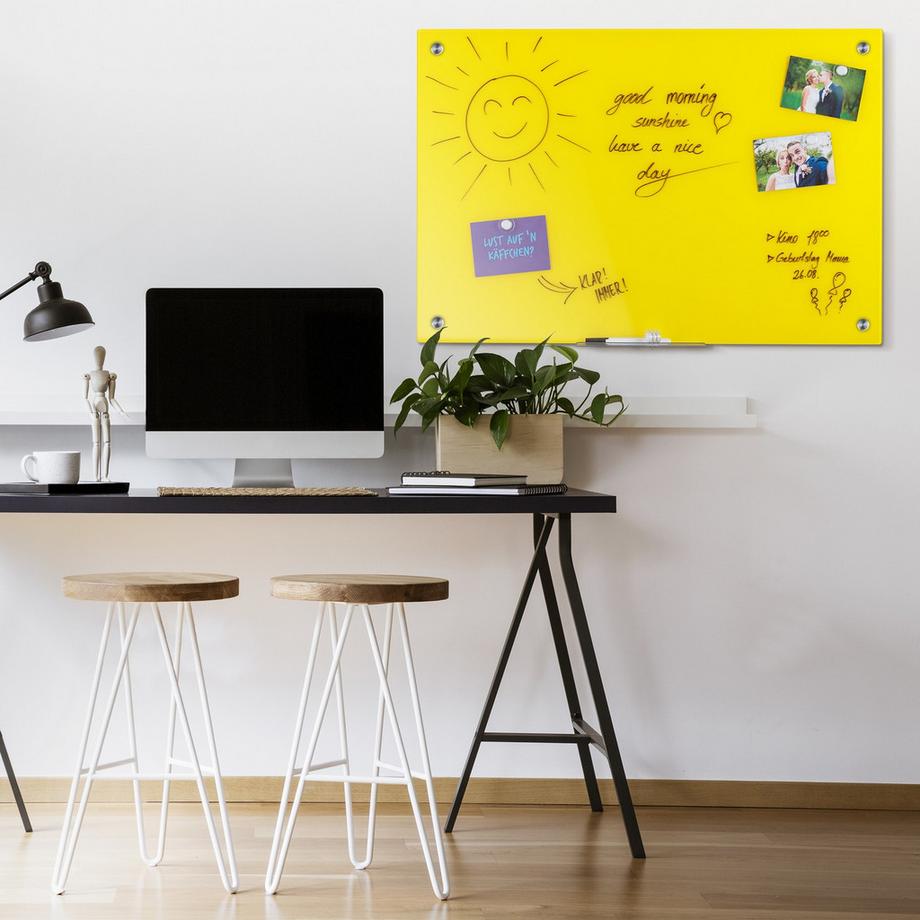 B2X  Tableau magnétique en verre 