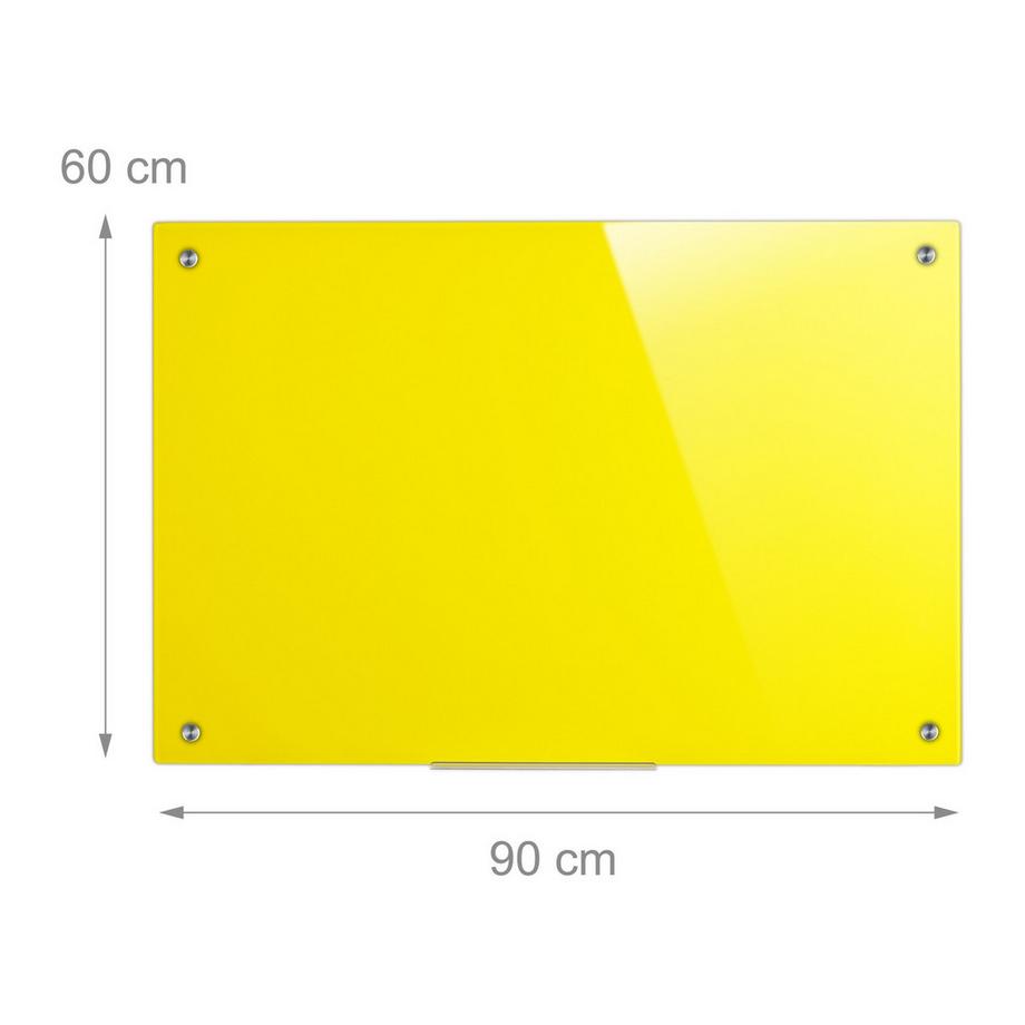 B2X  Tableau magnétique en verre 