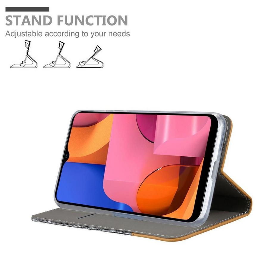 Cadorabo  Hülle für Samsung Galaxy A20s Magnetverschluss, Kartenfach 