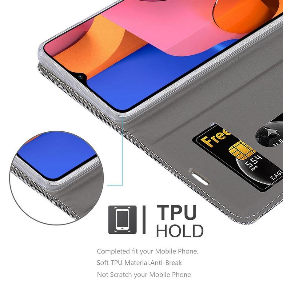 Cadorabo  Hülle für Samsung Galaxy A20s Magnetverschluss, Kartenfach 