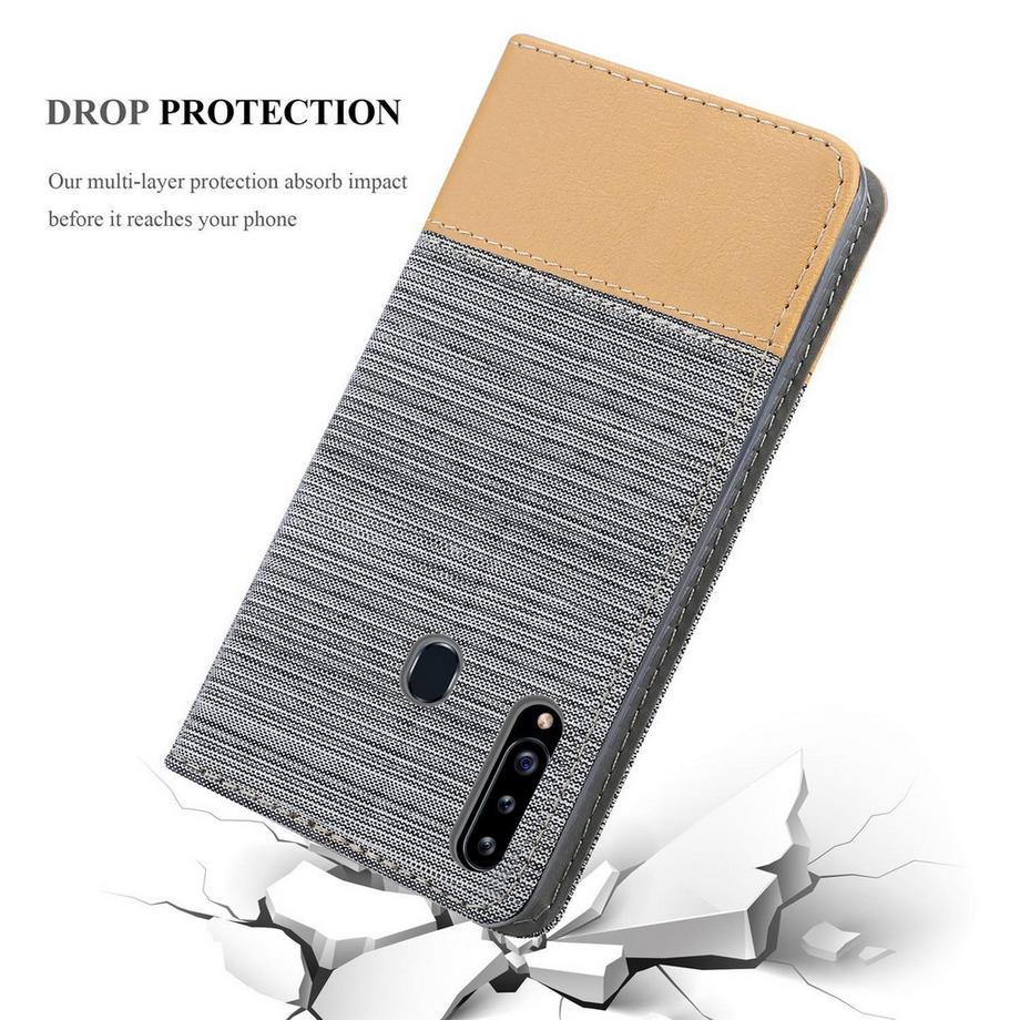 Cadorabo  Hülle für Samsung Galaxy A20s Magnetverschluss, Kartenfach 