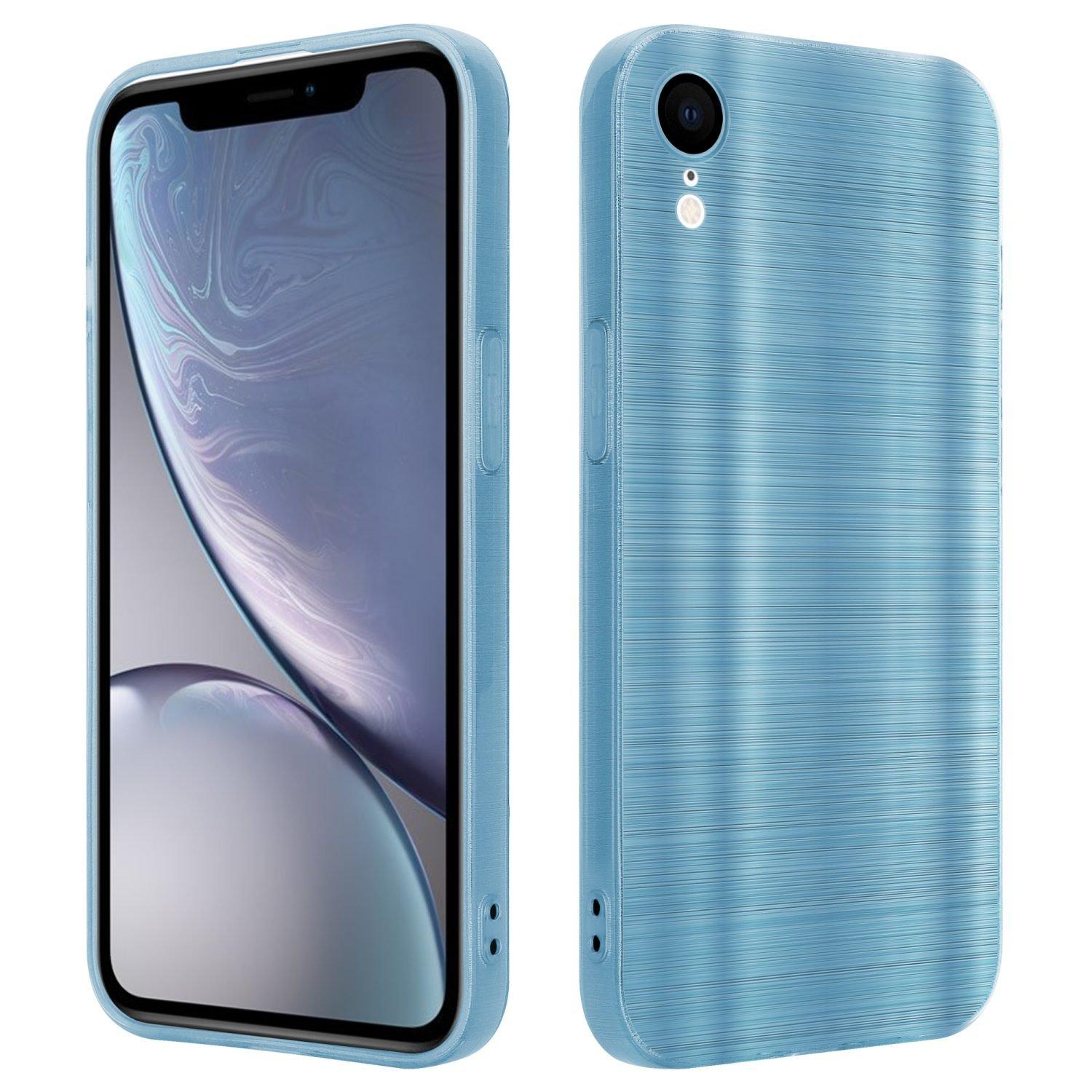 Cadorabo  Hülle für Apple iPhone XR im Brushed Design 