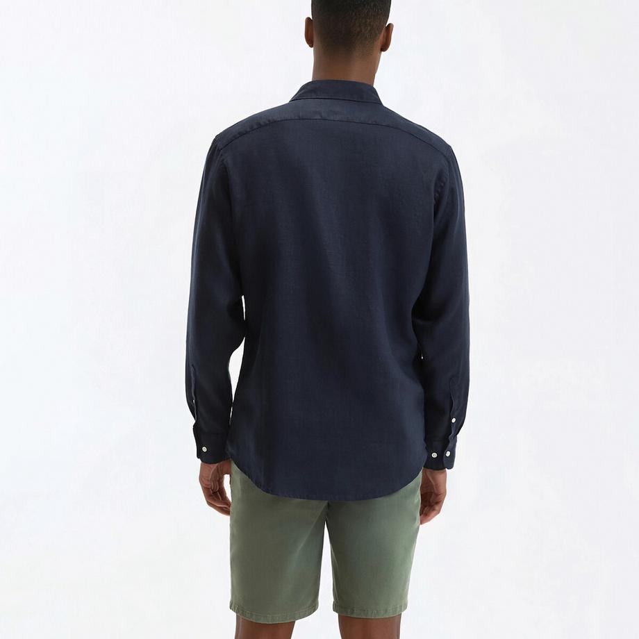 La Redoute Collections Signature Gerades Leinenhemd Langarm  