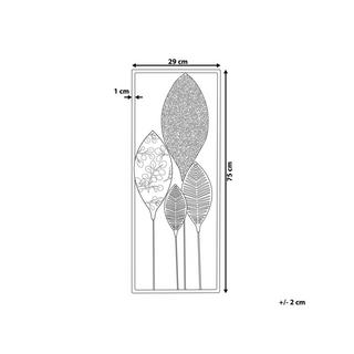 Beliani Decorazione da parete en Ferro Moderno PLATINUM  