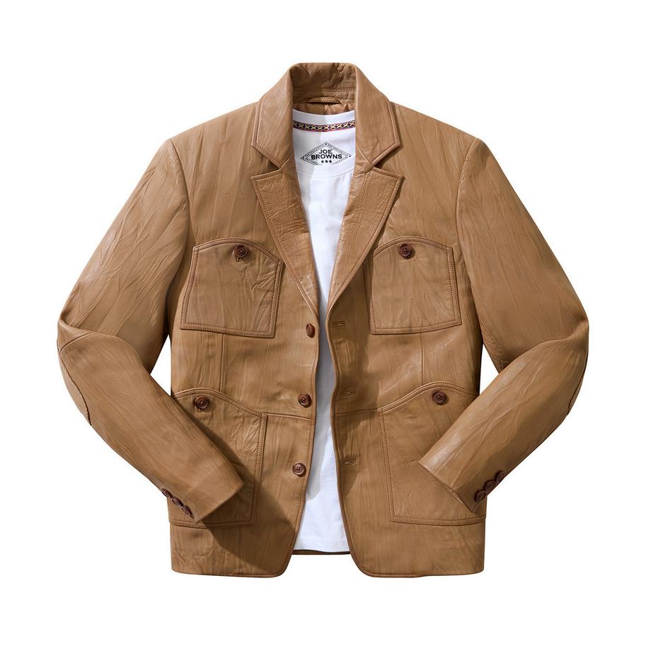 Joe Browns Blazer en cuir froissé  