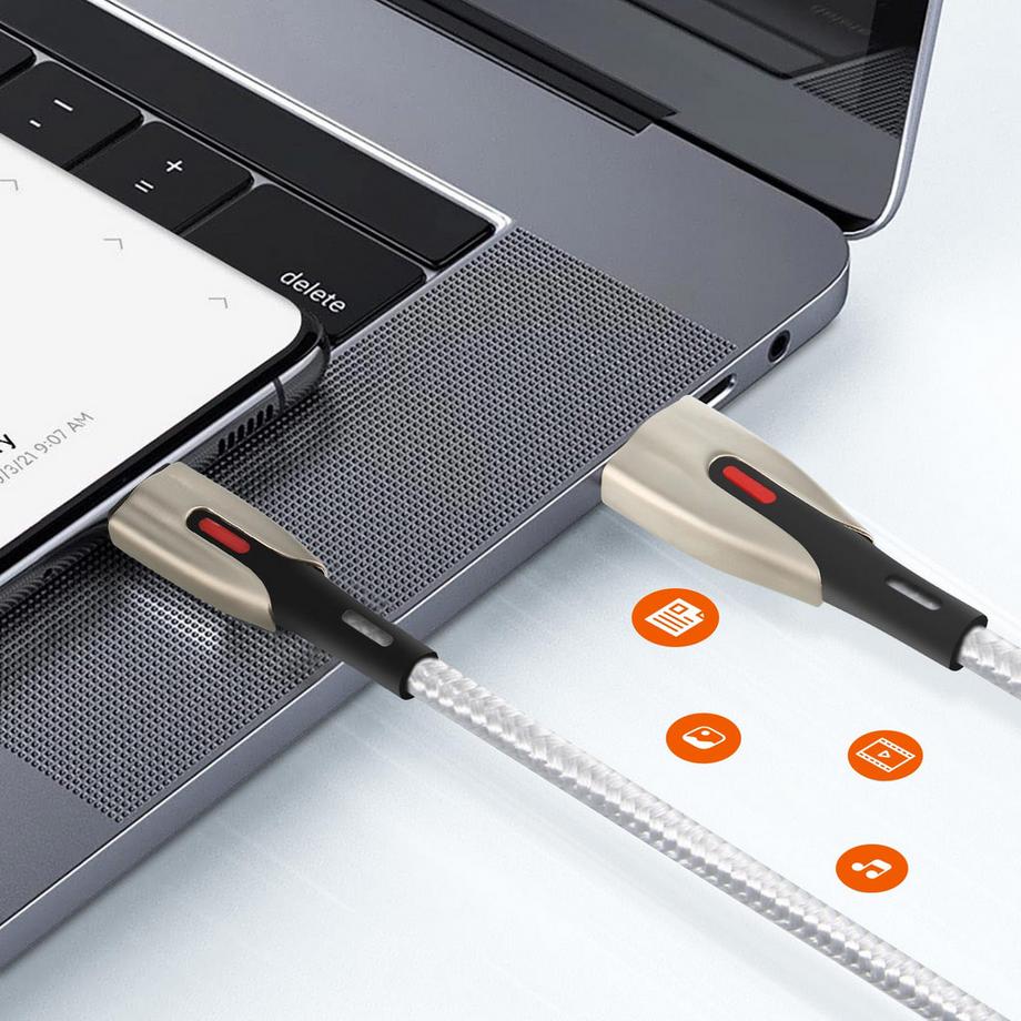 Avizar  USB-C geflochtenes Nylonkabel, LinQ 