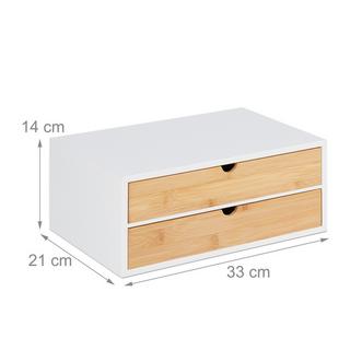 Northix Organizzatore da scrivania a 2 cassetti  