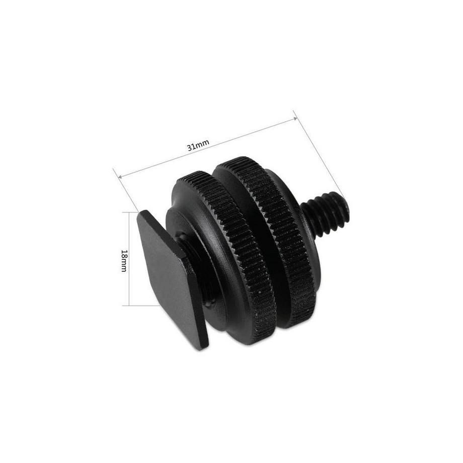 Smallrig  Adapter Cold Shoe with 3/8 to 1/4 Thread 
