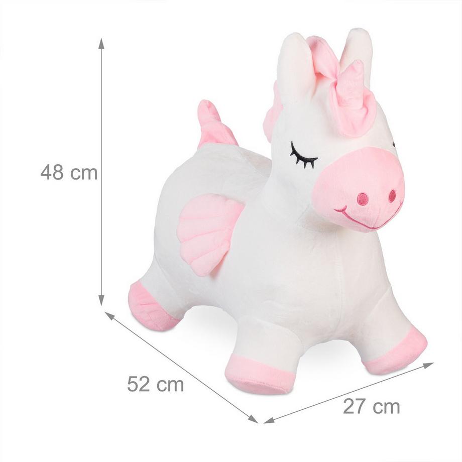 B2X  Licorne sautant avec casquette 
