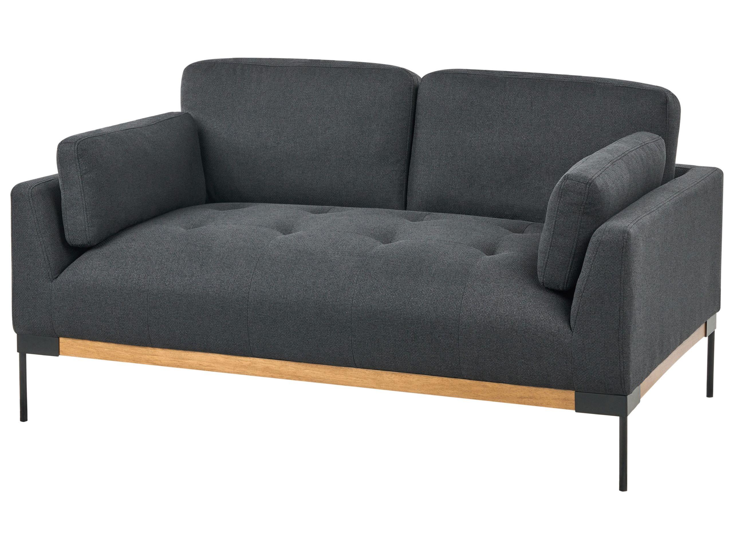 Beliani 2 Sitzer Sofa aus Polyester Modern SKAVEN  