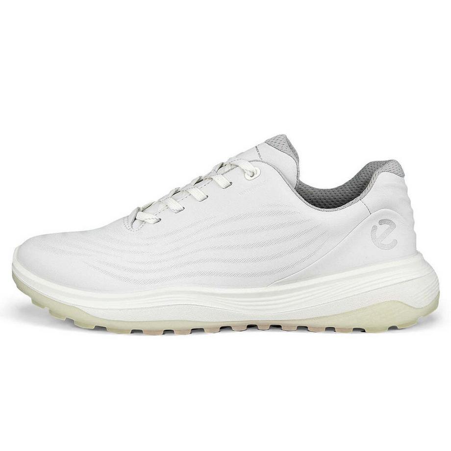 ecco LT1 Chaussures de Golf Imperméables en Cuir Sans Crampons  