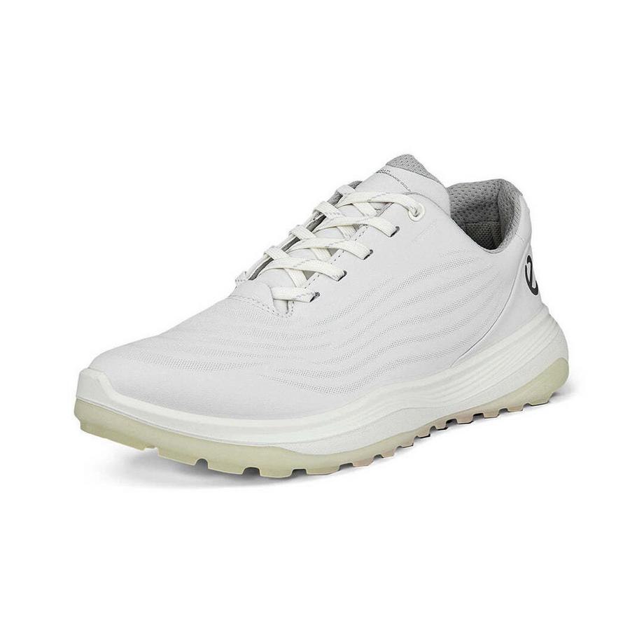 ecco LT1 Chaussures de Golf Imperméables en Cuir Sans Crampons  