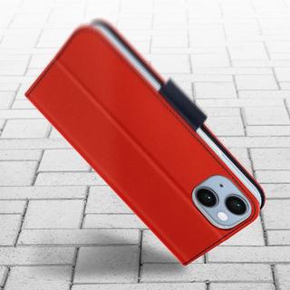 Avizar  Custodia Folio iPhone 14 Plus Rossa 