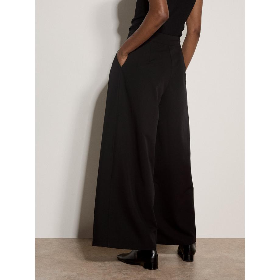 APRICOT Pantalon ajusté à jambes larges et plissé  