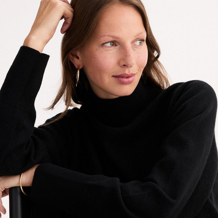 La Redoute Collections Pull Cachemire Col Roulé Maille Fine  