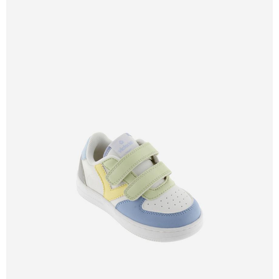 Victoria Tiempo Faux Leather Color Sneakers per Ragazzi  