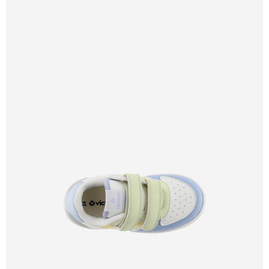 Victoria Tiempo Faux Leather Color Sneakers per Ragazzi  