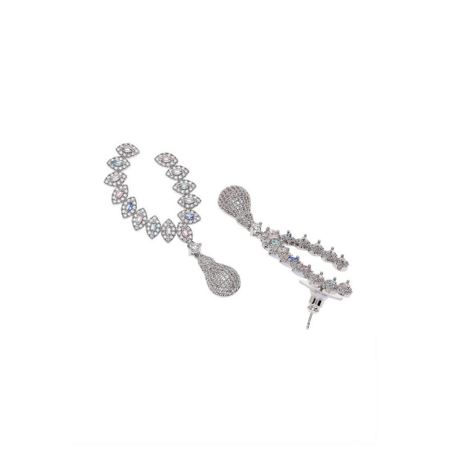 AVANT-GARDE PARIS  Zarte Blatt-Tropfenohrringe 