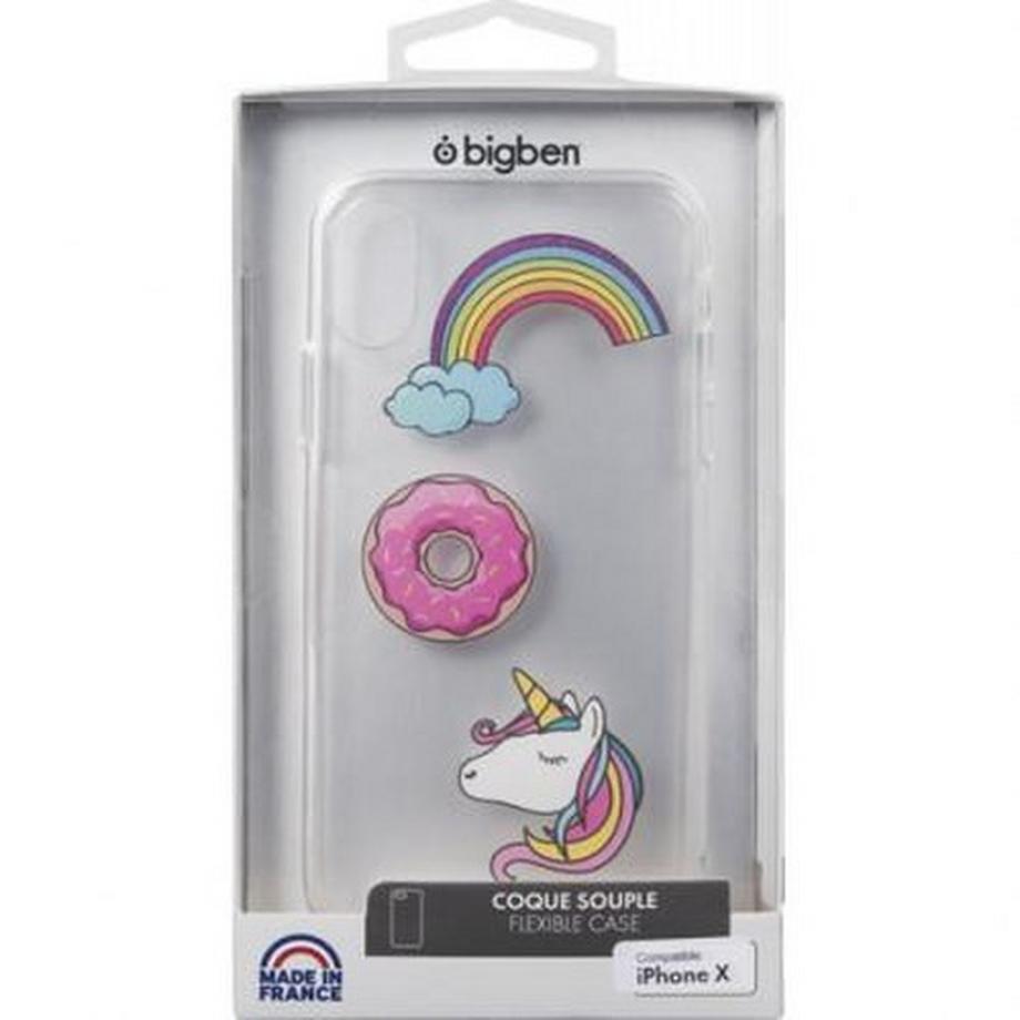 BigBen Connected  Cover per iPhone X/XS morbida 